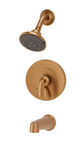 Garniture de baignoire en orme avec inverseur intégré secondaire
