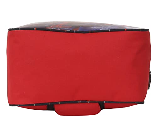 Image of STRONG LIFE Polyester Tiffin Picnic Work School Office Lunch Bag for Kids with Bottle Holder (Red)
