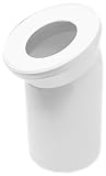 Geeignet für Stand-WC Sanitop-Wingenroth 21570 1 Anschlussbogen für Stand WC  Weiß  22 Grad  Toilette