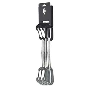 Black Diamond Litewire Quickdraw 16 cm 3er-Pack Grau