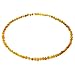 Amber Guru Baltic Amber Necklace for Women and Men (Authentic, Certified) - 21.7 inches, Honey (Raw/Unpolished) - Unisex Amber Jewelry for Adults - Amber Bead Necklace