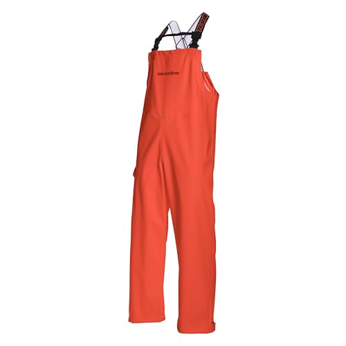 Grundéns Men’s Neptune Commercial Fishing Bib Pants, Waterproof, Adjustable