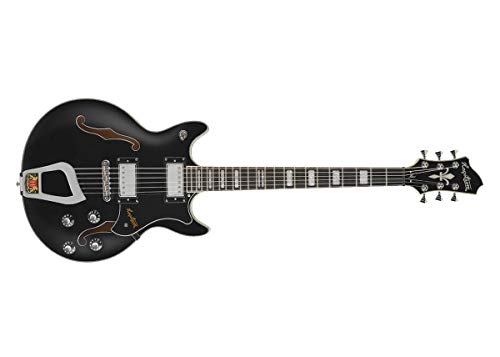 Hagstrom Alvar Black – Guitare électrique - Les Beatles, Paul McCartney, John Lennon, RIngo Starr, George Harrison Hagstrom Alvar Black - Guitare électrique – Image 3