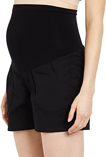 Motherhood Maternity Women’s Secret Fit Belly Poplin Short