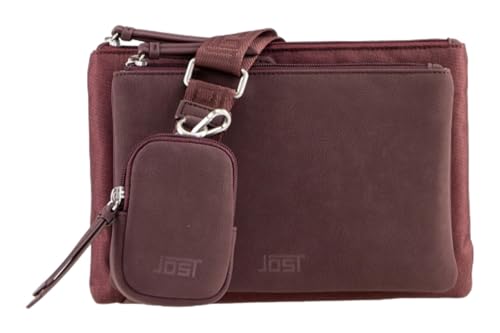 Jost Andoya Crossbody Bag Wine petit sac bandoulière bordeaux tendance