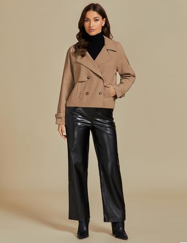 Luvamia Camel Trench Coat for Women – Effortlessly Stylish & Warm for Autumn Adventures - Image 8