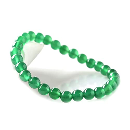 Bracelet en jade rouge véritable calcédoine et agate précieuse de style chinois