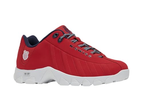 Image of K-Swiss Men's ST329 CMF Sneaker, Wide Tennis Walking Shoes Leather Upper