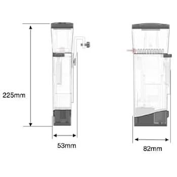 miniQ プロテインスキマー ナノレビル セット DC24V バブルマギス MiniQ スキマー ナノマリン水族館スキマー