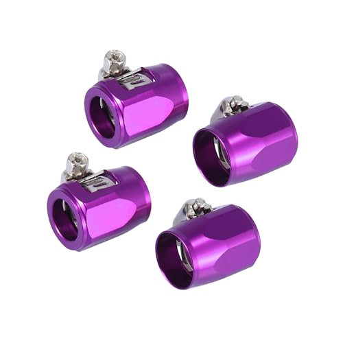 Collier serrage AN6 hexagonal pour stopper fuite sur tuyau caoutchouc auto