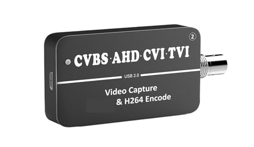 LCC261 CVBS AHD CVI TVI to USB Capture Card H.264& Two Streamer Encoder,AHD Converter 1080P CVBS2UVC