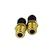 Produktbild MarinoBIRD 2PCS / SET Professioneller Doppelkopf 1/8"NPT MPT Messing Luftkompressor Tank Füllventil Schrader Autozubehör - Gold & Schwarz