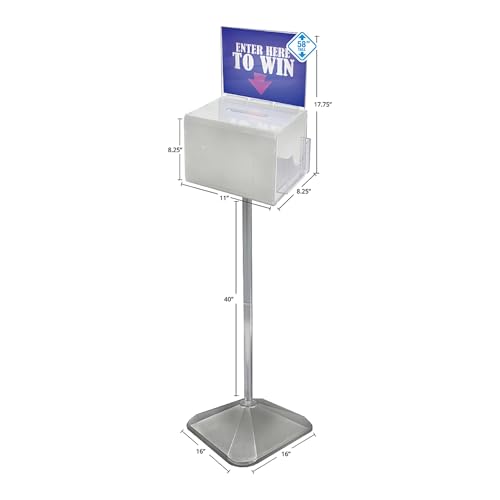 Caja Blanca para Sorteos en Pedestal Azar 206303 miniatura 2