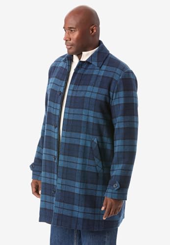 KingSize Men's Big & Tall Tall Wool Dress Coat3