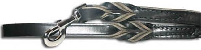 0.75 in. x 4 ft. Omnipet Latigo Twist Lead Black