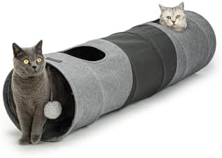 lionto Túnel para Gatos, túnel de Juguete para Mascotas, túnel de...