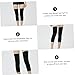 WRITWAA 1Pair Knitted Knee Covers Comfortable Breathable Protective Gears Elastic Knee Sleeves for Outdoor Sports Non Slip Design Keep Warm Protect Your Legs for All Day Wear