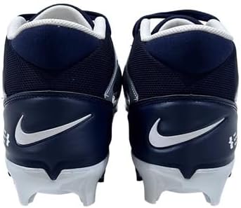 Nike Alpha Menace Pro 4 Men’s Mid Football Cleats Blue White FZ7702-400 Size 11 M US