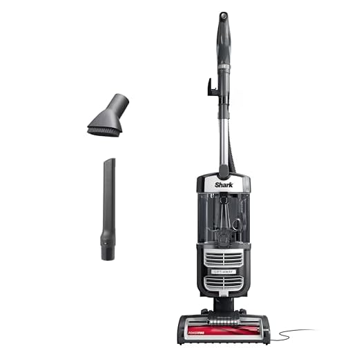 Shark UV730 Navigator Lift-Away Upright Vacuum, PowerFins HairPro Self-Cleaning Brushroll, HEPA Filter with Anti-Allergen Technology, LED Headlights, Swivel Steering, Gray (Renewed)
