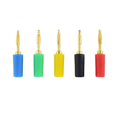 Conector banana de 2 mm verde y multivariedad para cables de pruebas electrónicas