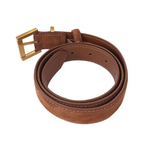 Women's Genuine Leather Belt - Pin Buckle For Suits, Jeans & Skirts, Stylish Cowhide Waistband For Office & Casual2