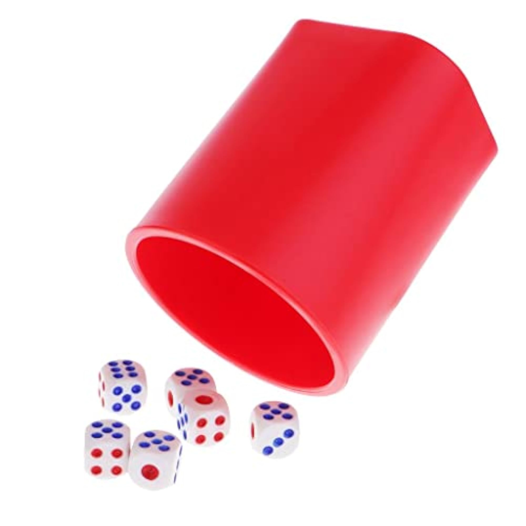 Rhombus Dice Cup with 6Pcs Dices