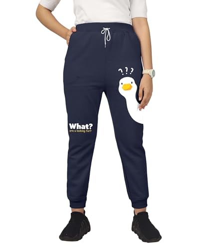 Image of KYDA Kids Girls Loose Mid Rise Cottonblend Printed Track Pants (Pack of 1)
