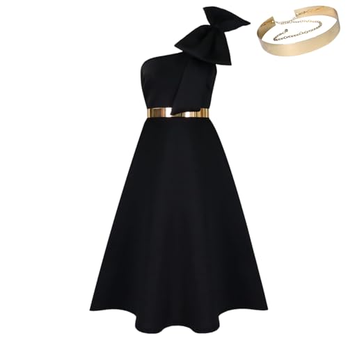 Robe de soirée chic couleur unie et sa grande jupe fluide pour réception habillée