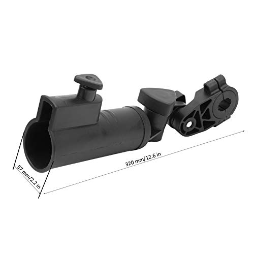 RiToEasysports Cart Umbrella Holder PP Plastic Black Adjustable Umbrella Stand for Fixing Umbrellas Cart Accessories - Image 3