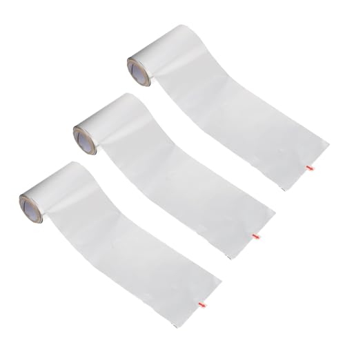 TOVINANNA 3 Pack 50m Long Hair Foil Sheets Nail Art Highlighting Roll Foil Tin Foil for Salon Home Use