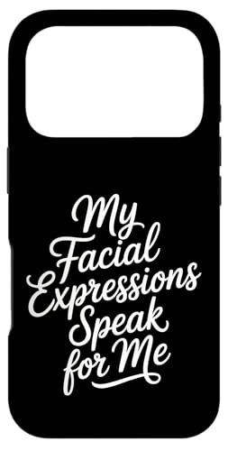 My Facial Expressions Speak For Me �\��L���Ȋ� - �X�}�z�P�[�X iPhone 17 Pro �p