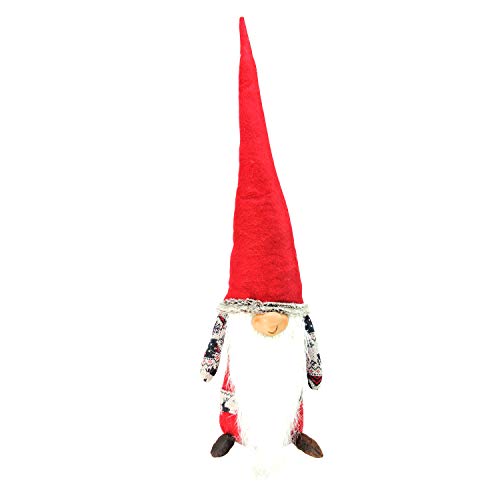 Northlight Plush Nordic Santa Christmas Gnome Tabletop Figure, 25.5