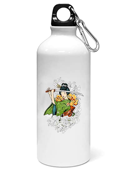 REVAMAN Fighter women - Sipper bottle of illustration designs
