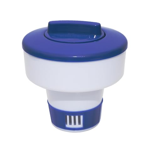 HAF Pool Dosierschwimmer 200g | Chemikalienschwimmer für Chlor & Brom Tabletten | Pool Chlor Dosierer für Poolpflege | Schwimmer für Chlortabletten | Chlorschwimmer für Schwimmbad & Whirlpool