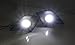 iJDMTOY 70-600-White 6000K Xenon White High Power LED Projector Lens Fog Light F-Sport Compatible with 2014 2015 2016 Lexus IS200t IS250 IS300 IS350