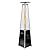 LEGACY HEATING Outdoor Patio Heater with Reflector Shield, 40,000 BTU Propane Patio Heater with Wheels for Commercial, Residential, Garden, Porch, Party, Deck