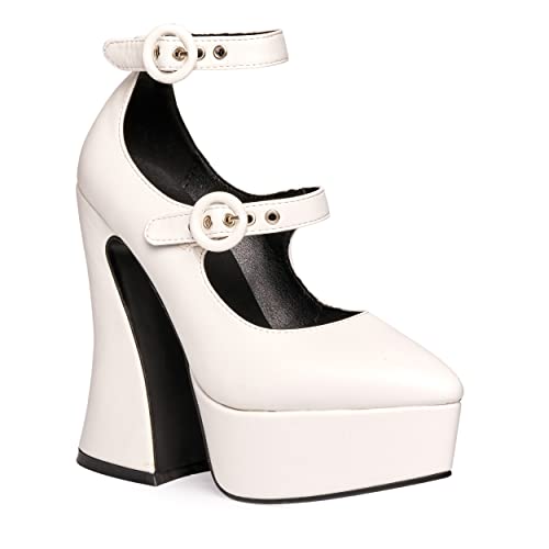 LAMODA Chaussures de Course Roamin' pour Femme, White PU, 40 EU