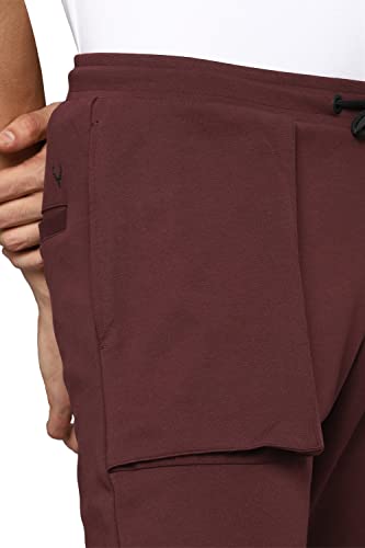 Image of Allen Solly Men's Regular Fit Mid Rise Track Pant