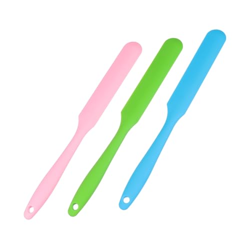 BESTYASH 3pcs Silicone Hair Removal Wax Sticks Spatulas Non-stick Wax Applicators for Hair Removal