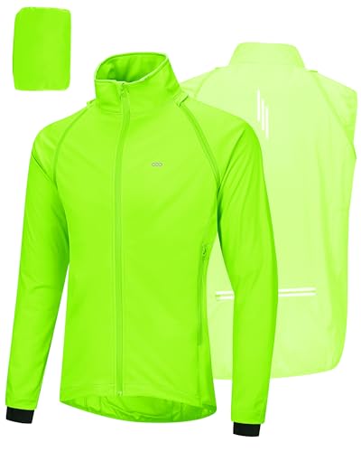 33,000ft Fahrradjacke Herren Wasserdicht Atmungsaktiv UV-Schutz Leicht...