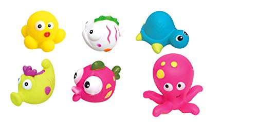 JAMARA 460616 Badespielzeug Meerestiere 6tlg