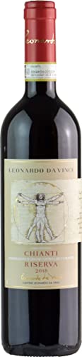 Cantine Leonardo da Vinci Chianti Riserva D.O.C.G. Italy Red Wine Dry Pack of 6