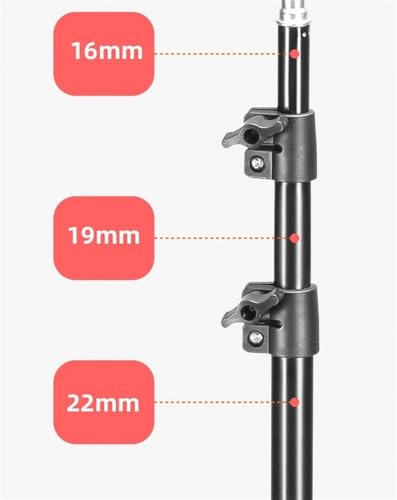 Soporte para proyector, trípode extensible de 110 cm a 160 cm, con cabeza de bola para laptop y cámara DSLR, uso en exteriores y cine en casa miniatura 5