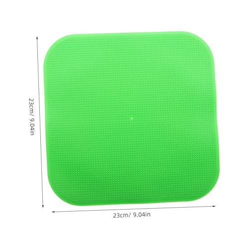 Happyyami 5Pcs High Visibility Soccer Spot Markers Flat Square Training Discs for Classroom Activities and Gym Classes Enhance Footwork Accuracy with Bright Colored Football Training2