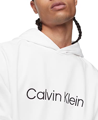 Image of Calvin Klein Men's Relaxed Fit Logo French Terry Hoodie