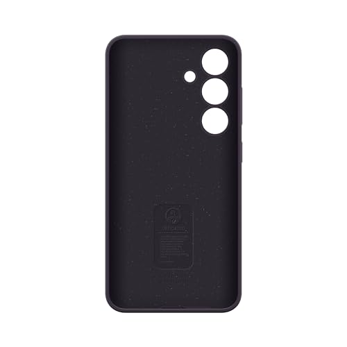 Image of SAMSUNG Galaxy S24 Silicone Phone Case, Protective Cover with Color Variety, Smooth Grip, Soft and Sleek Design, Snug Fit, US Version, EF-PS921TEEGUS, Dark Violet