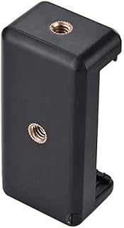 Amazon Basics 1/4-इंच माउंटिंग स्क्रू के साथ ट्राइपॉड के लिए मोबाइल होल्डर क्लिप, अधिकांश स्मार्टफ़ोन के साथ संगत, जिसमें iPhone और Samsung Galaxy मॉडल शामिल हैं, वीडियोग्राफर और फोटोग्राफर के लिए आदर्श