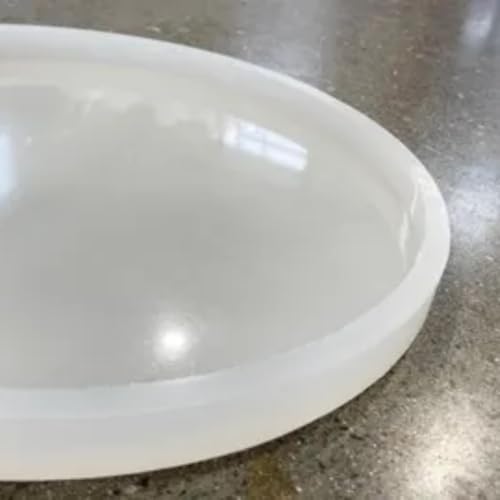 Image of R H Lifestyle Silicone Moulds Round Resin Art Mould Coaster Mould for Resin Art Epoxy Casting Mould Tray Photo Frame Mold Resin Coaster Mould 18 Inch