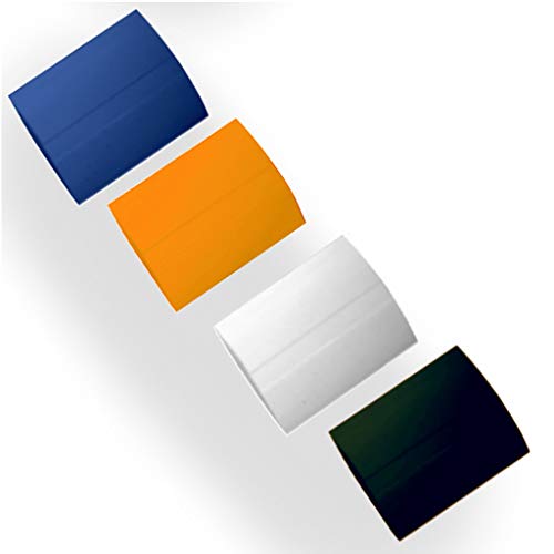 Fabric Chalk White Blue Orange Black 24 Pack