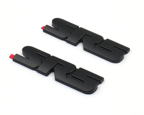Image of 2PCS Matte Black SR5 Emblem Overlay Badge for Tacoma Tundra 4RUNNER Sequoia (Matte Black)